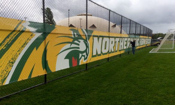 Soccer field graphics