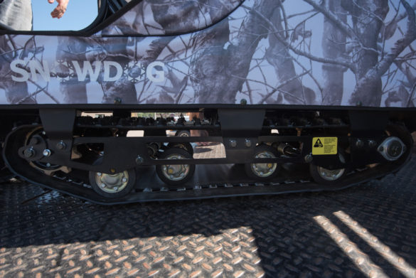 These tracks will glide right over snow!