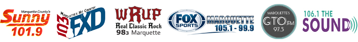 103 FXD 98.3 WRUP Sunny 101.9 Fox Sports Marquette 105.1 & 99.9