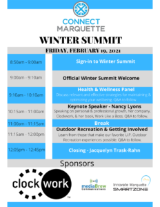The 2021 Connect Marquette Winter Summit Program