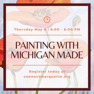 Register for this online painting class at connectmarquette.org