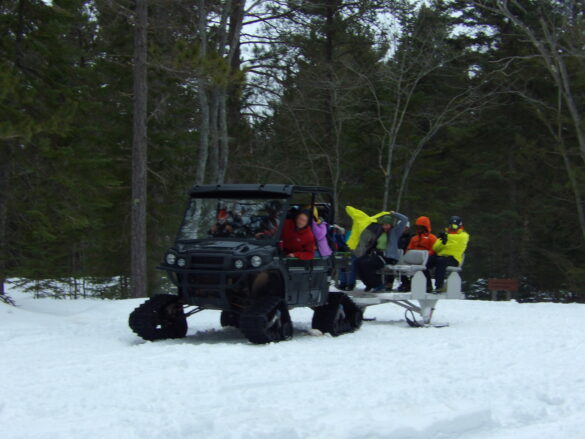 Transportation to basecamp.