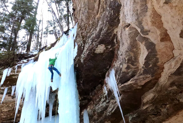 Conquering the overhang.