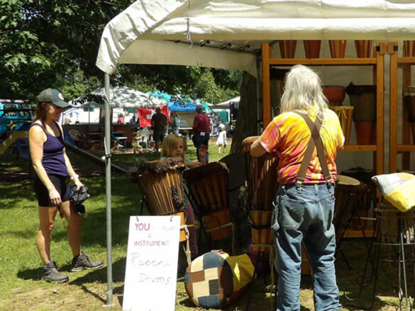 Don't have your own drum to join in the music with? This fella has you covered.