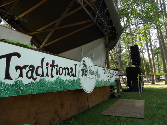 The Mainstage getting set-up for big tunes!